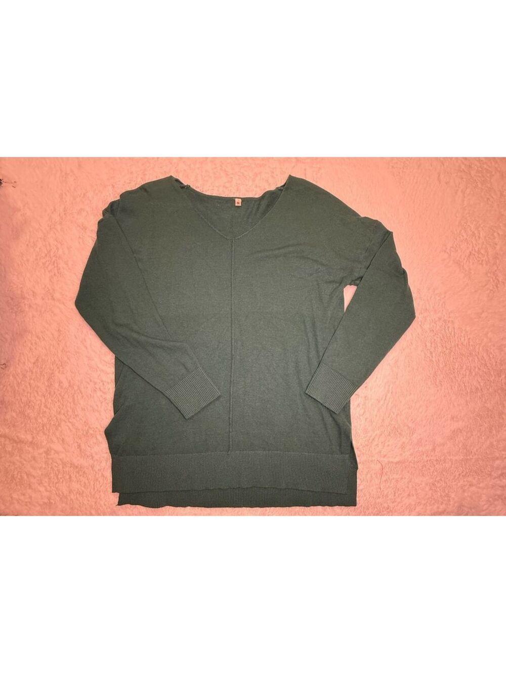 Dark Green Long Sleeve Sweater